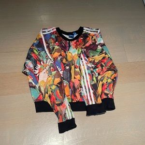 Adidas/Farm Rio parrot print set